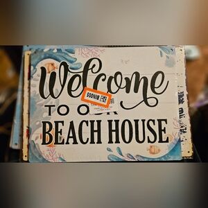 Welcome to the Beach House Sign